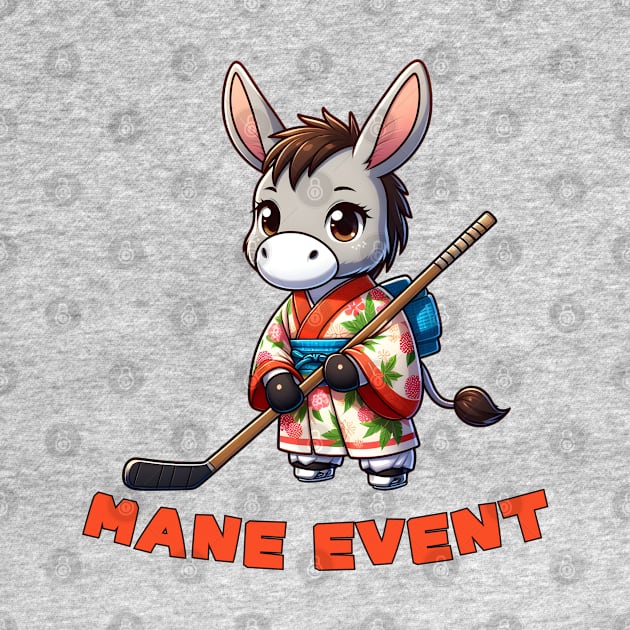 Ice hockey donkey by Japanese Fever